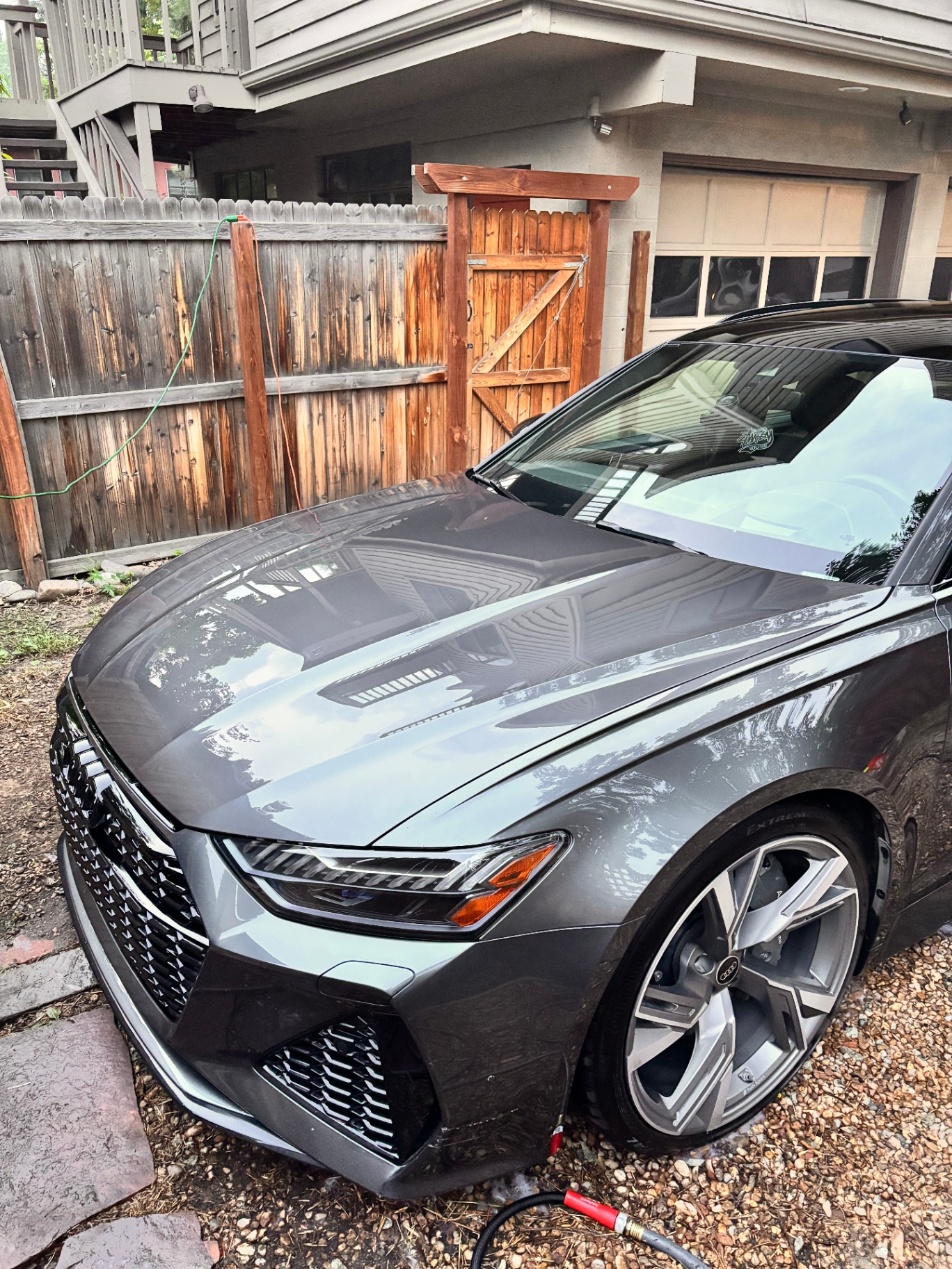 Audi RS7 after wash and detail